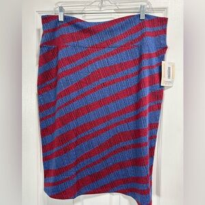 LuLaRoe Colorful Midi Skirt. $9 - New w/ tags. Size 3X (Fits more like a 1X IMO)